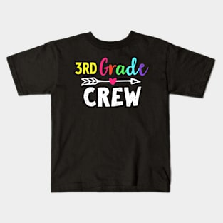 Third Grade Squad Teacher Shirt 3rd Team for Back To School Kids T-Shirt